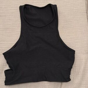 Outdoor Voices crop top | Black, size Small